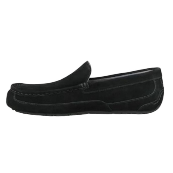 UGG Black Alder Faux Shearling Lined Slippers - Picture 1 of 10